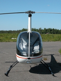 Robinson R22 - Click to visit Robinson Helicopter's website.
